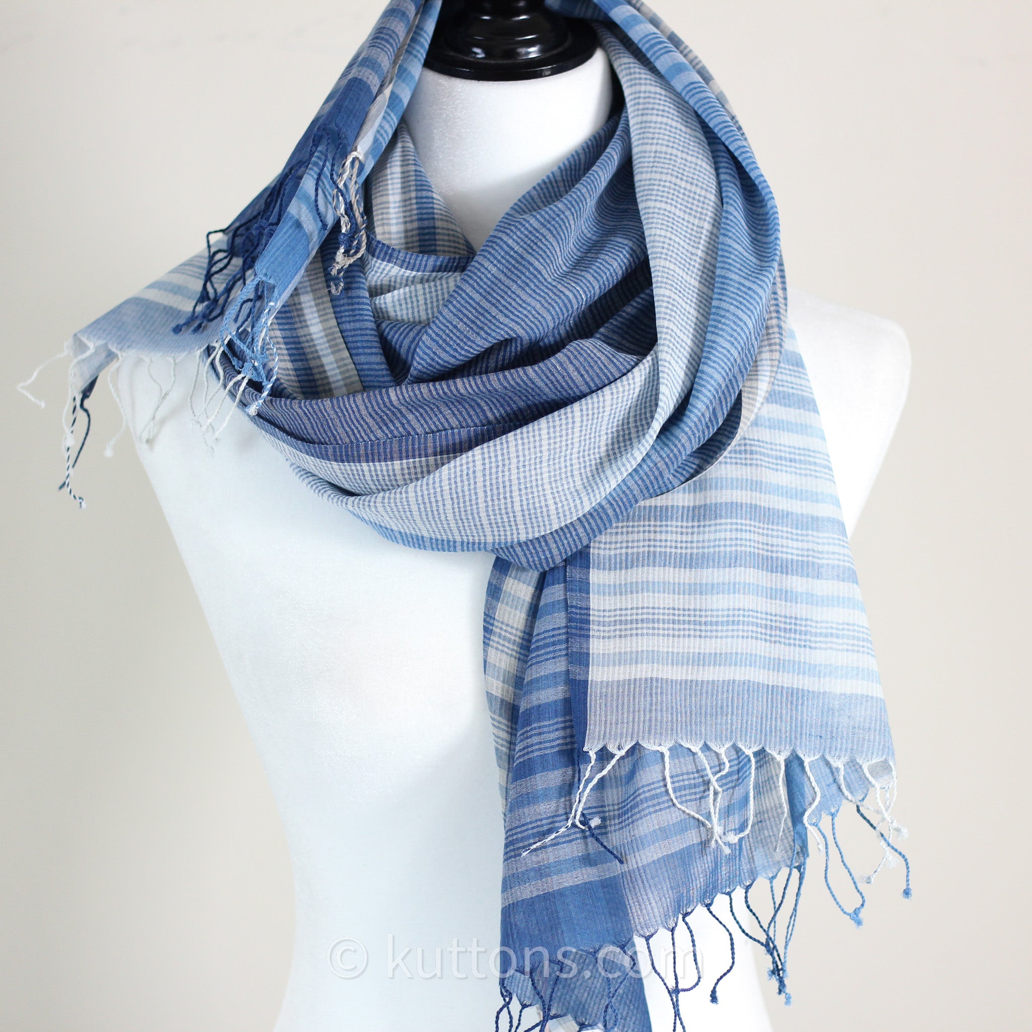 Hand Woven Unisex Cotton good Stole