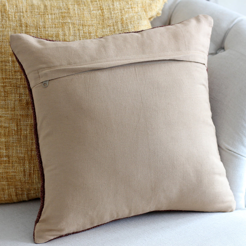 Handwoven Jute Cotton Boho Kilim Pillow Cover Sets - Throw Pillows