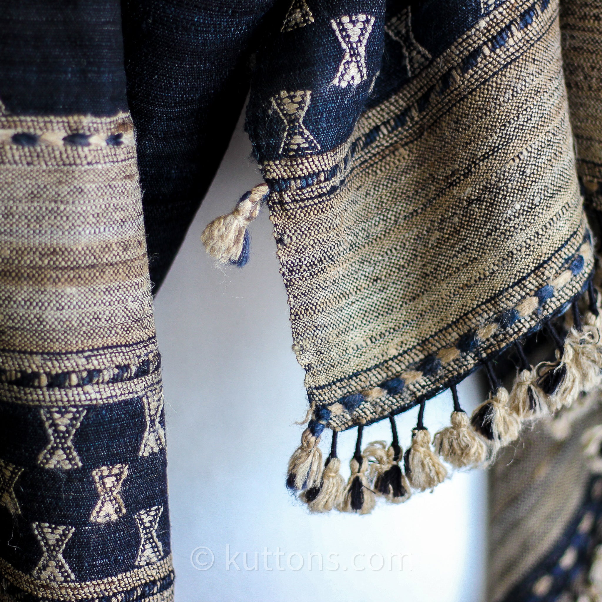 Handwoven Tussar Silk Hand Embroidered Scarves — SookiTwist